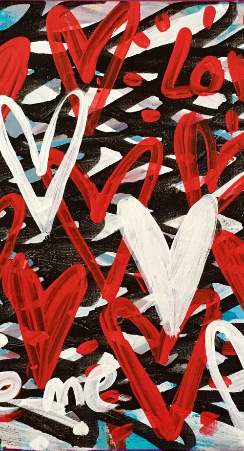 Love and Hearts by Mercedes Lagunas