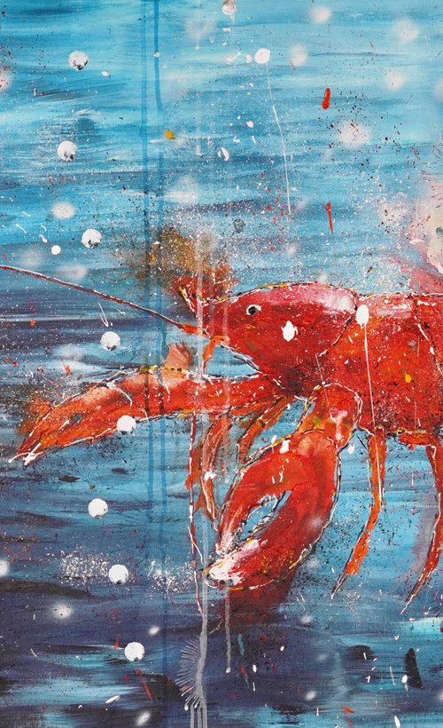 Floating Lobster by Dominique Lenoir