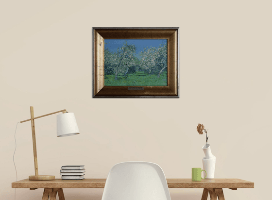 Apple trees in bloom. Kolomenskoye