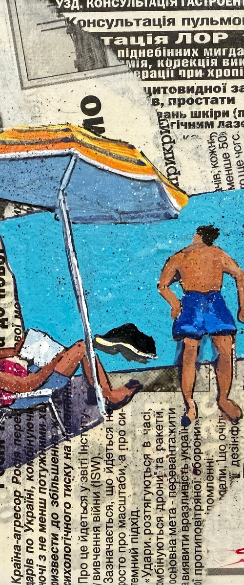 Beach Pause by Bogdan Shiptenko