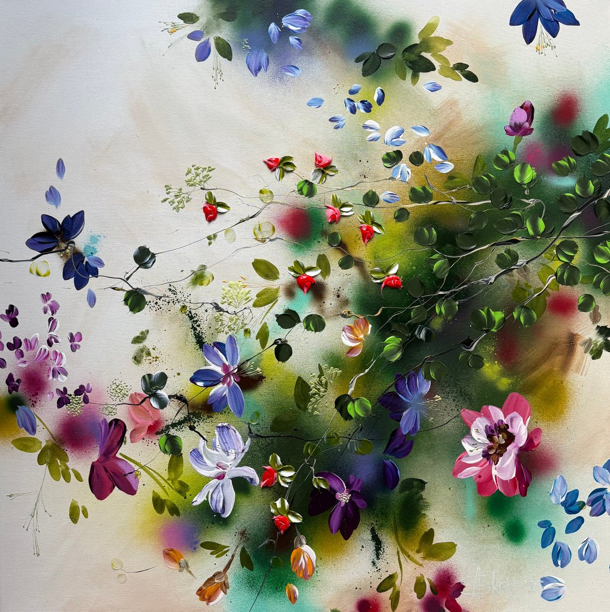 Potpourri Iii By Anastassia Skopp, 35 X 35, Artwork For Sale On Artfinder
