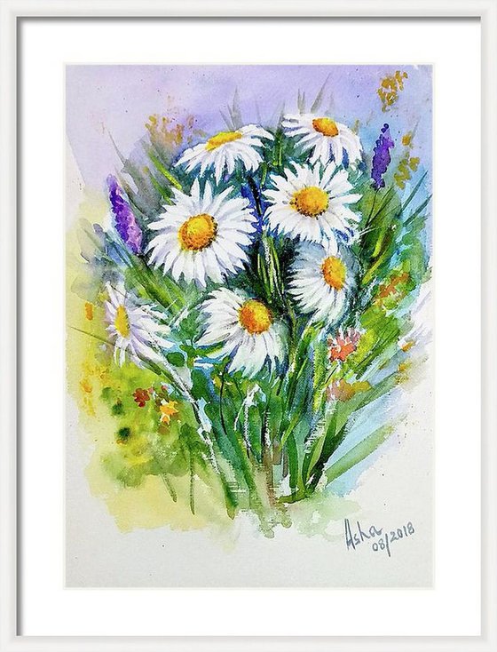 Daisies nodding in the breeze 2