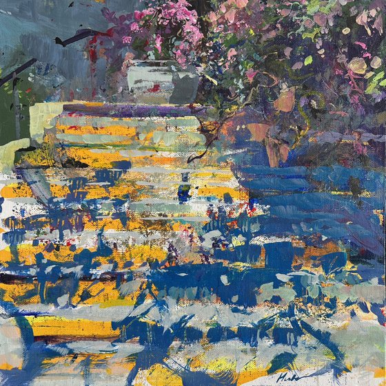 Steps To Bougainvillea