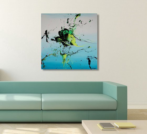 A Frog's Leap (Spirits Of Skies 064012) (80 x 80 cm) XL (32 x 32 inches)