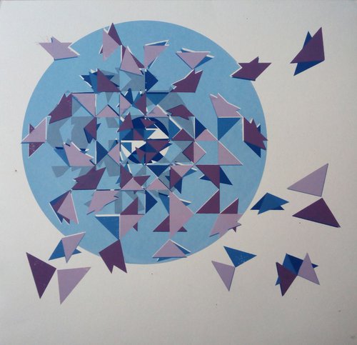 triangles in space II by Sara Radosavljevic