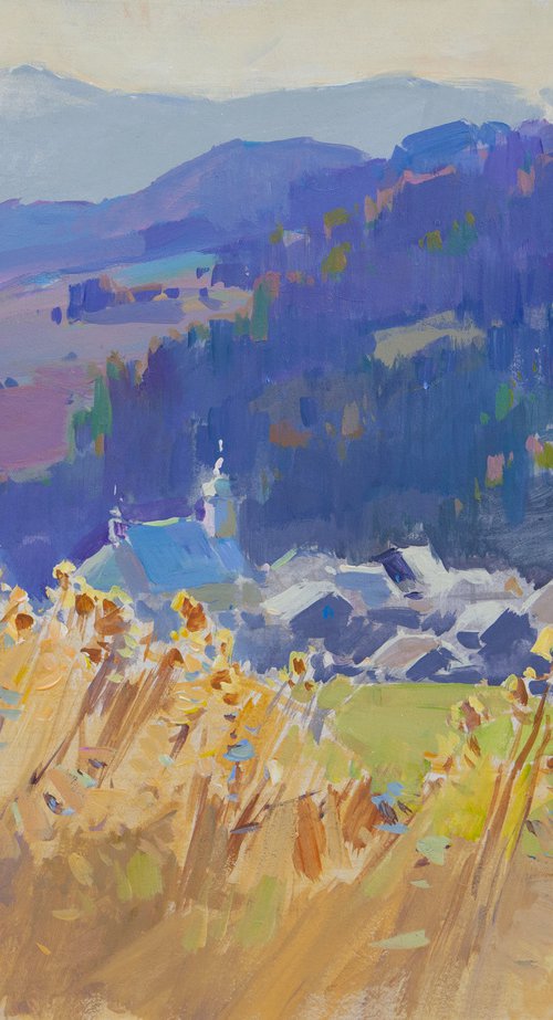 October noon in the mountains by Aleksandr  Kryushyn