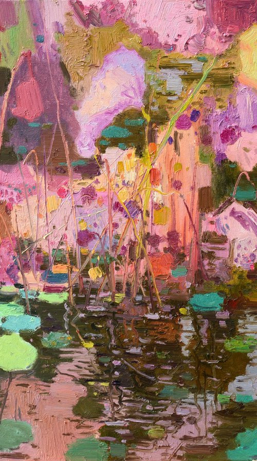 Waterlilies in pond 189 by jianzhe chon