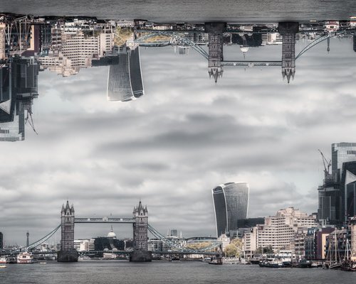 The London skyline by Paul Nash