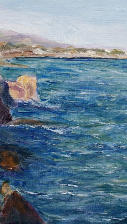 Ionic sea at Sicilia by Elena Sokolova
