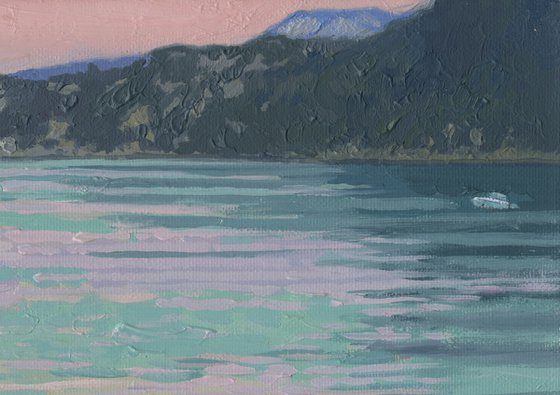 Pink sea