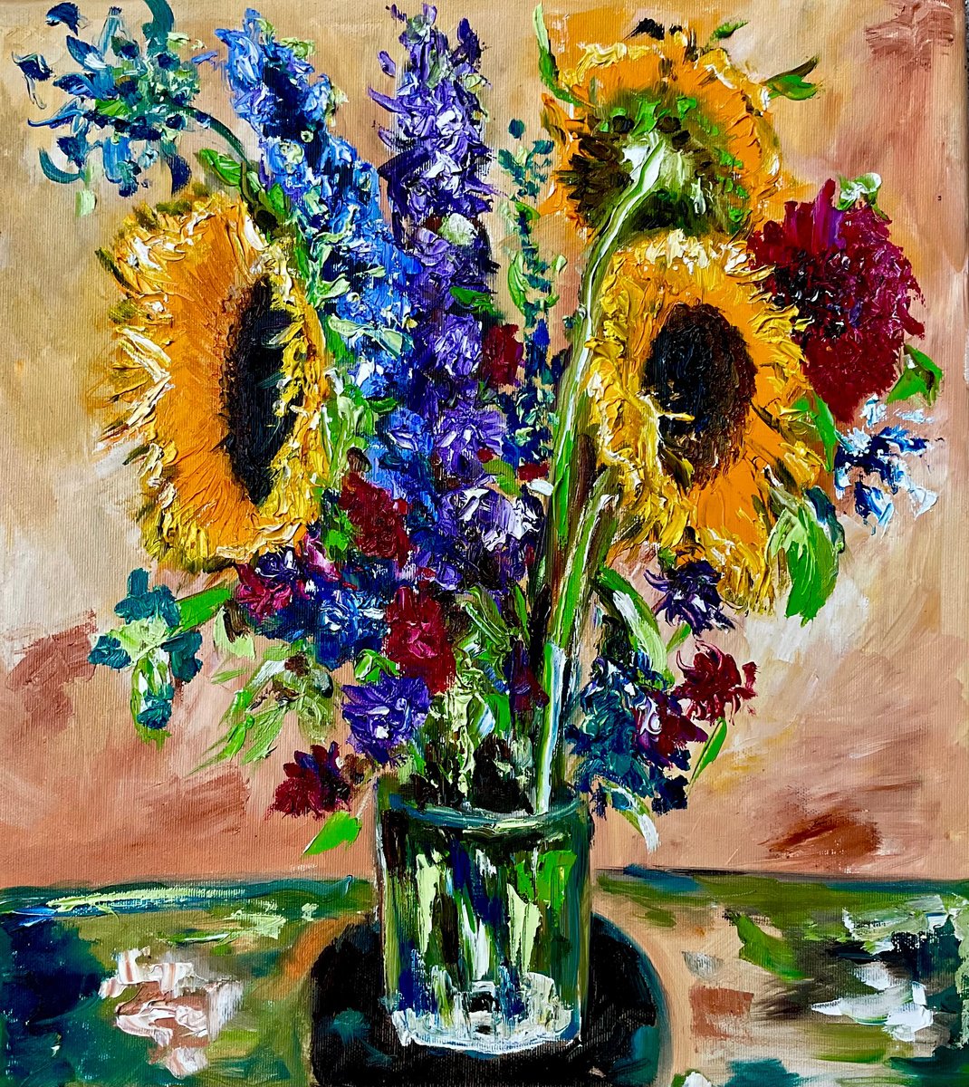 Summer Dutch Flowers By Olga Koval, 16 X 18, Artwork For Sale On Artfinder