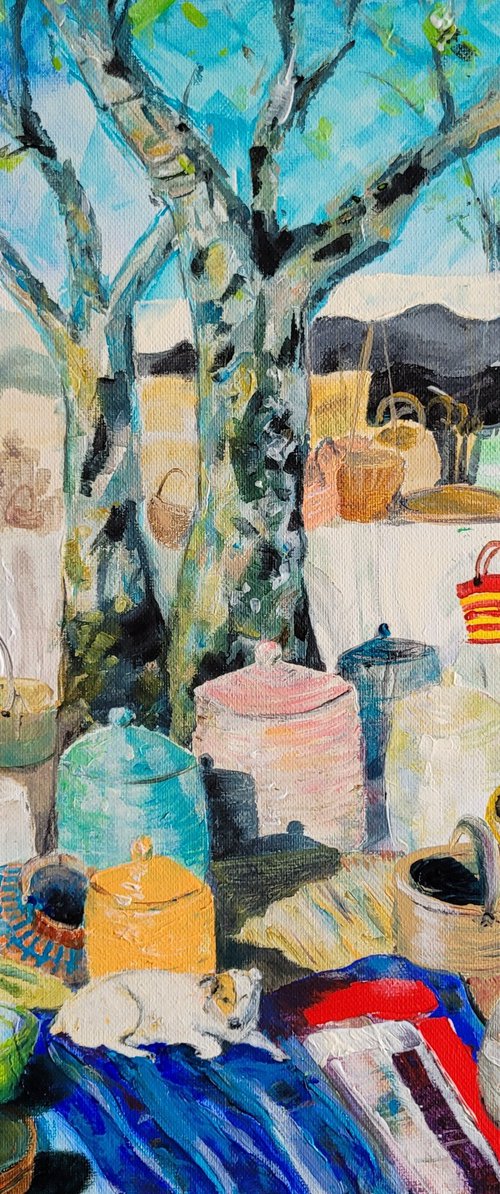 Market in Port-Vendres by Kathrin Flöge