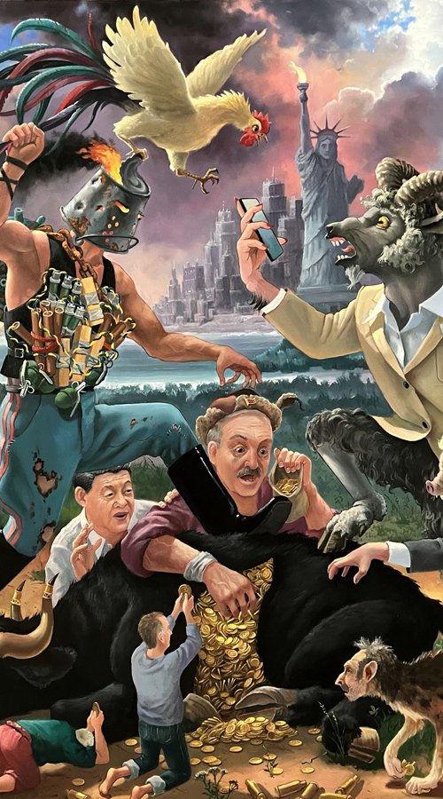 "The golden calf, but not a parable about patience." by Alexander Mikhalchyk