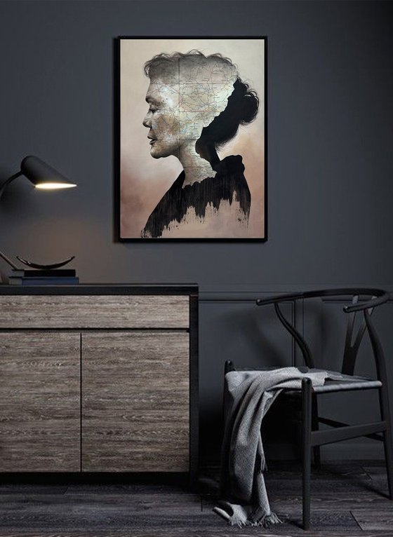 The Geography of Absence – Portrait on Map
