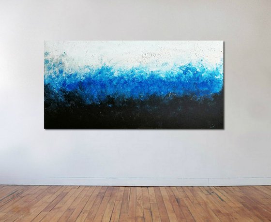 The Most Boring Blue Abstract Painting
