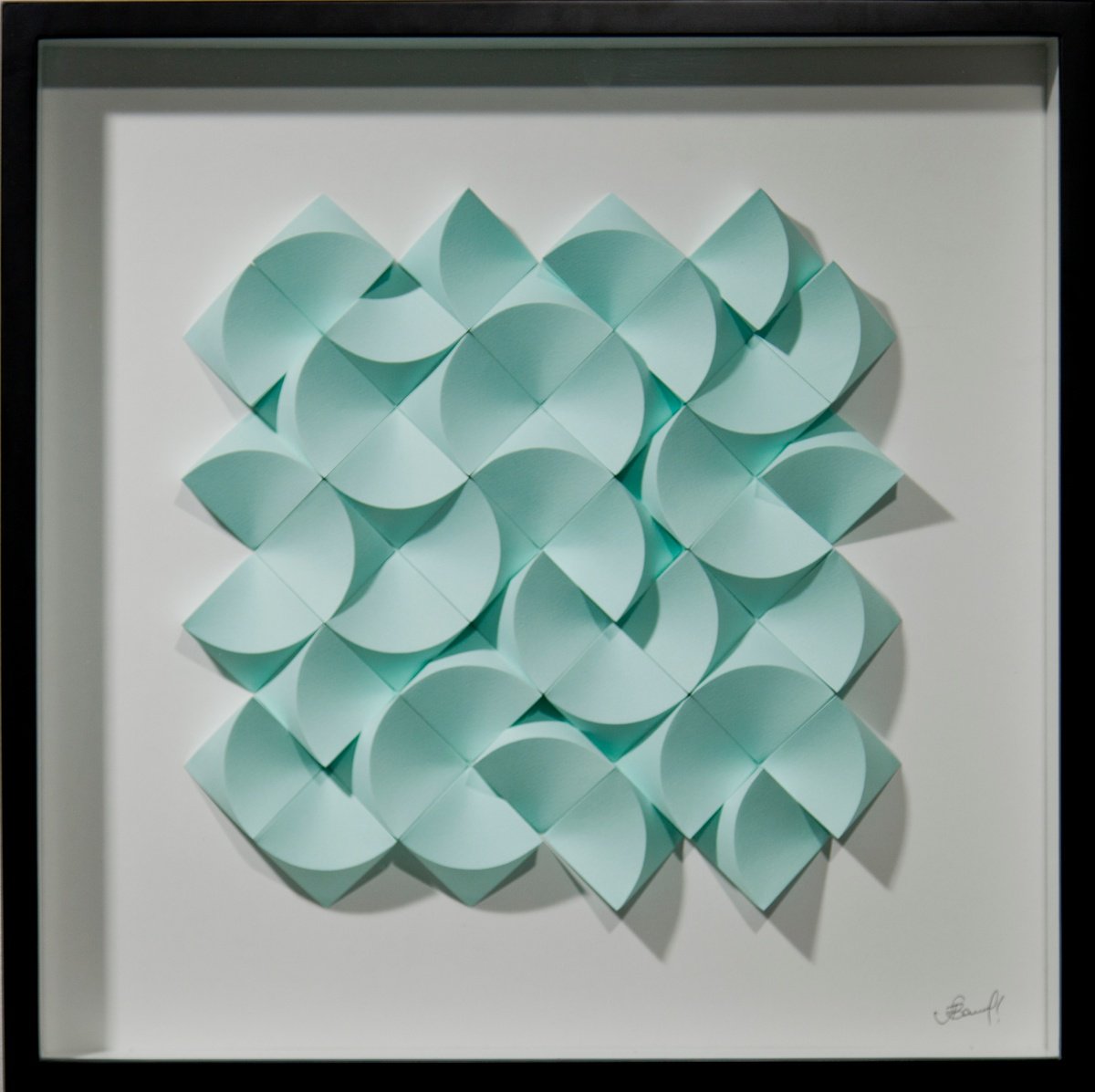 Geometric Abstract Sculpture By Letovbarski Artlab, 20 X 20", Lucky #3/12, Original Artwork