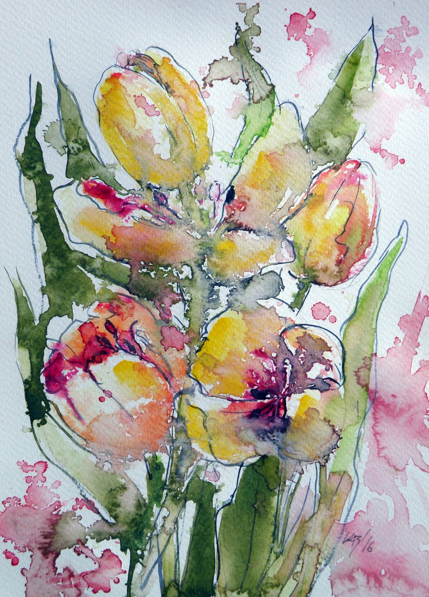 Tulips by Kovacs Anna Brigitta