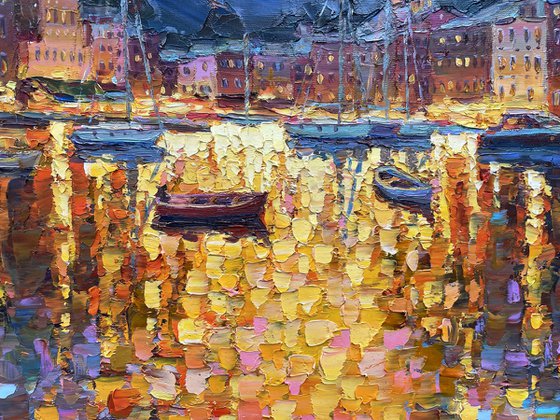 ""Night city of Italy""