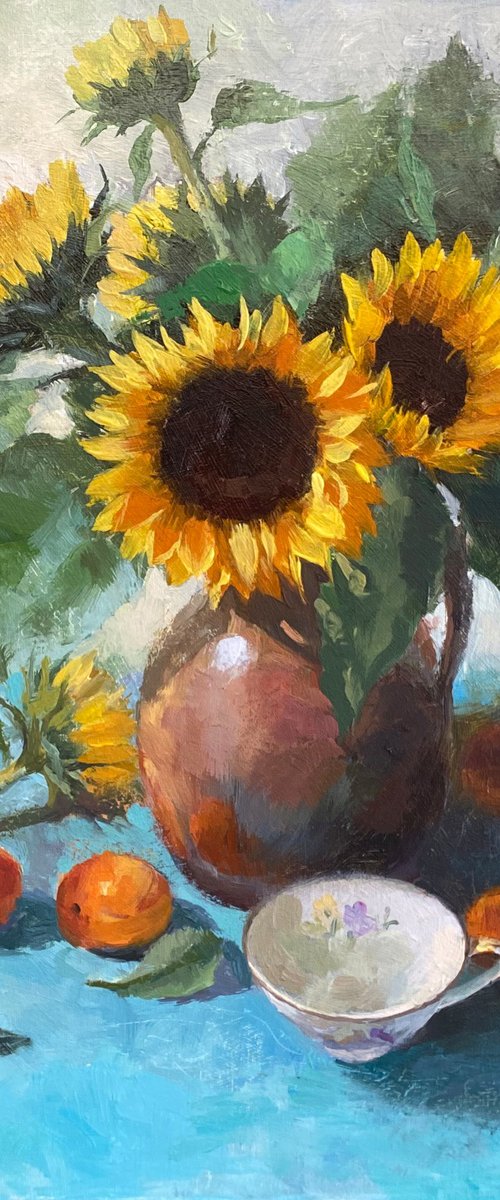 Sunflower Bouquet #2 by Ling Strube
