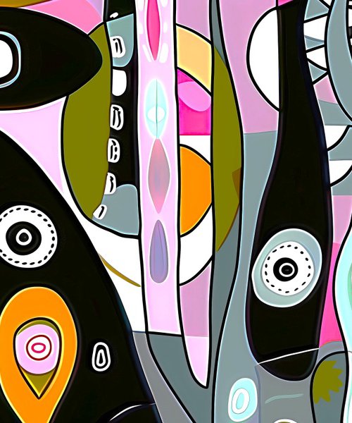 Geometric abstraction #9 by V+V Kniazievi