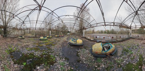 #88. Pripyat attraction park cars 1 - XL size by Stanislav Vederskyi