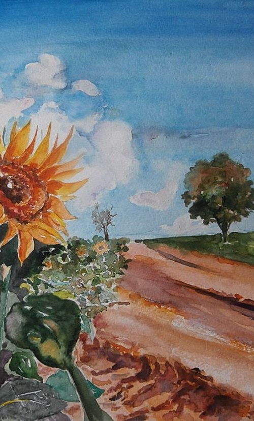 Sunflowers by Zoran Mihajlović Muza