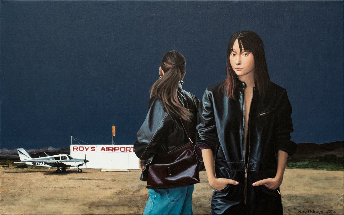 Photorealistic Portrait Acrylic Painting By Nataliya Bagatskaya, 31 X 20", To Fly Or Not To Fly?.., Original Artwork