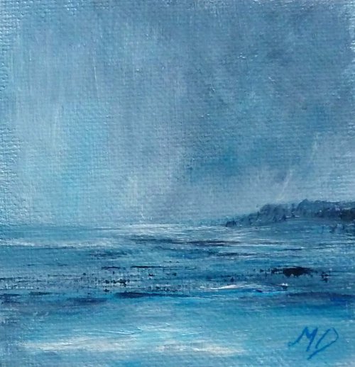 West Coast (Scotland) Stormy Day by Margaret Denholm