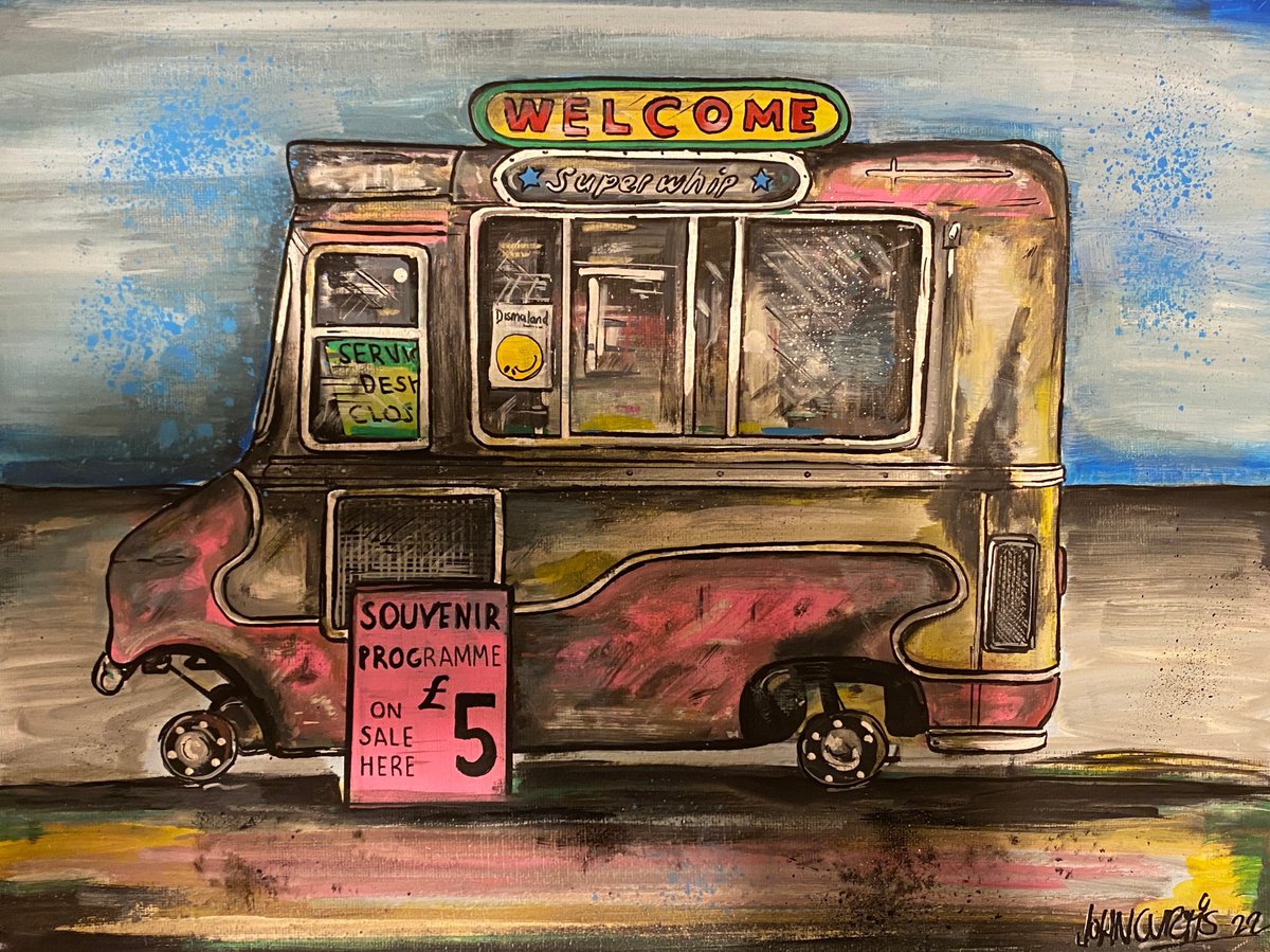 Illustrative Cityscapes Painting By John Curtis, 16 X 12, Souvenirs - Original On Canvas Board, Original Artwork