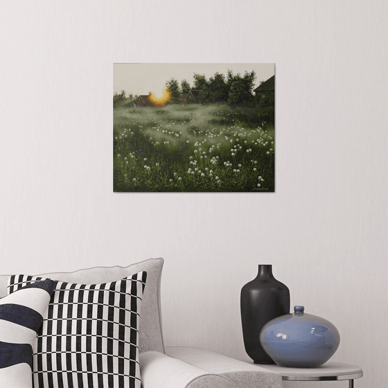Dandelion Meadow at Sunrise