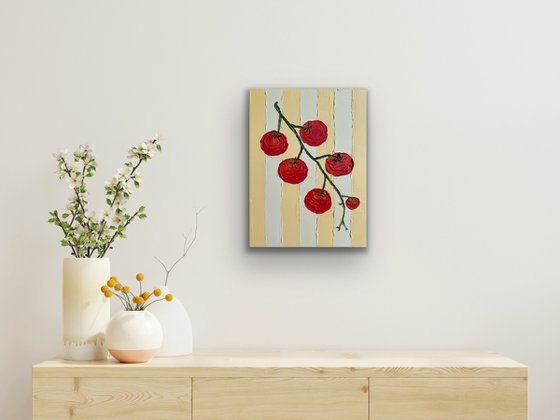 Sunlit tomatoes