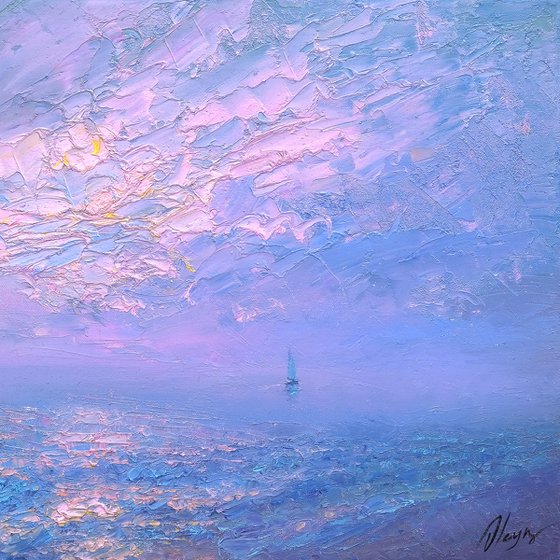 Pink sea