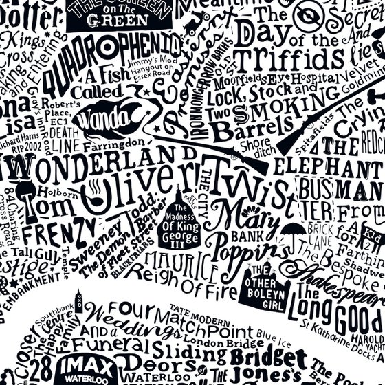 CENTRAL LONDON FILM MAP (White A3)