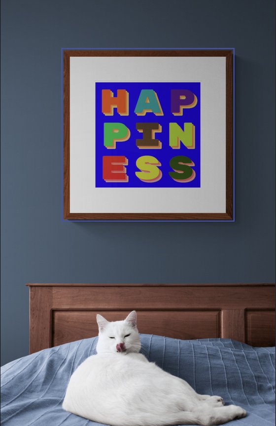 HAPPINESS - blue