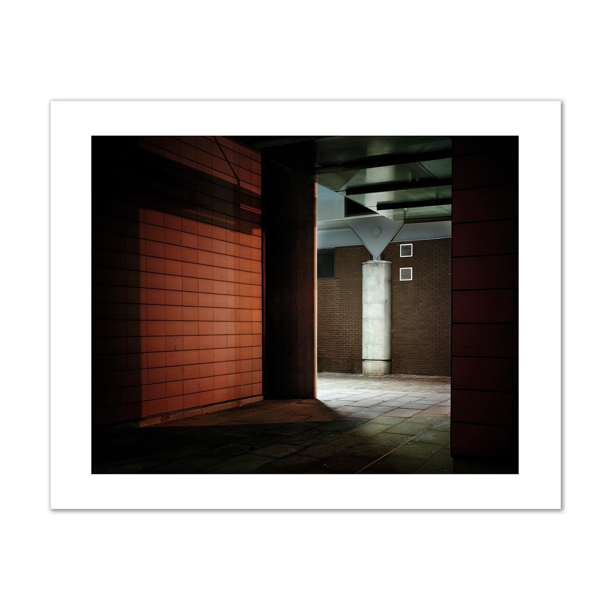 Cityscapes Photograph By John Angerson Studio, 16 X 12, Milton Keynes Theatre District, Marlborough Gate, Uk., Original Artwork