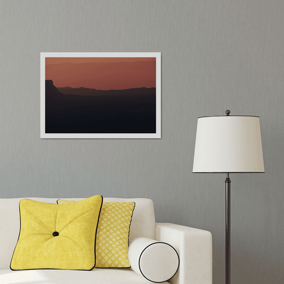 Sunrise over Ramon crater #8 | Limited Edition Fine Art Print 1 of 10 | 60 x 40 cm