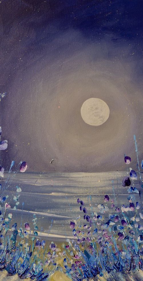 Shimmering Moonlight night by Emma Sian Pritchard