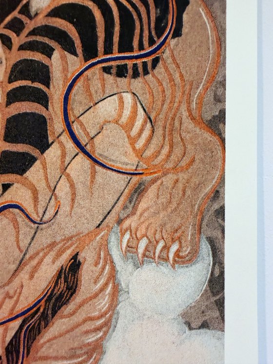 Fragment of myth Risograph Print