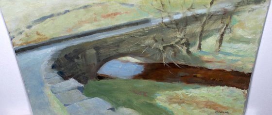 Winter Bridge Derbyshire Peak