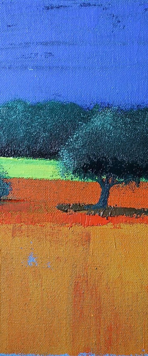 2 Trees Twilight 4 by Simon Jones
