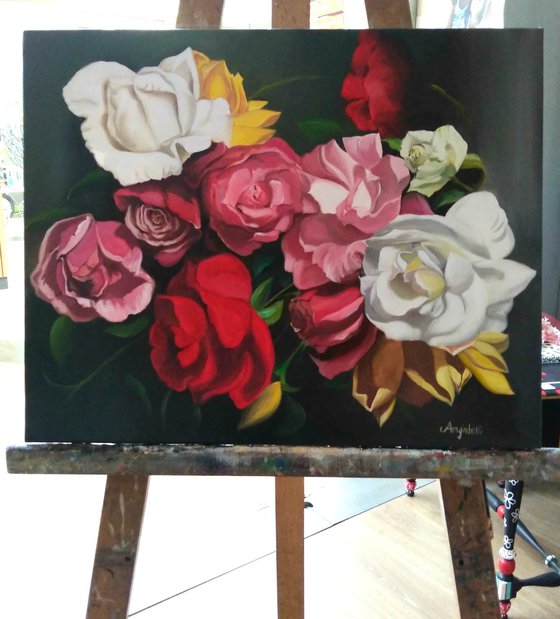 Fantasy of peonies- flowers - still life - home decor