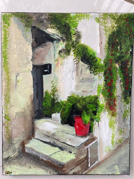 Steps to a Summer House, Italy