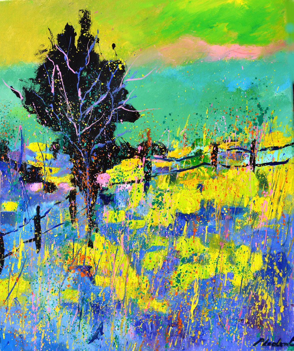 A Tree In Summer By Pol Henry Ledent, 20 X 24, Artwork For Sale On Artfinder