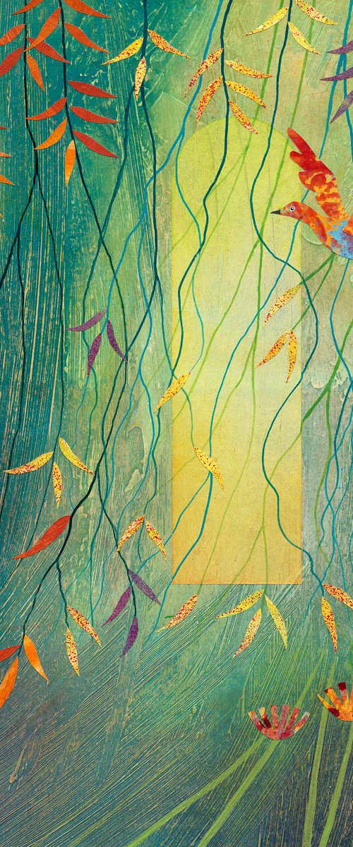 Weeping Willow with Dove by Rebecca Vincent