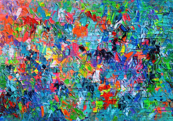 Palette 8 - Colorful Textured Abstract
