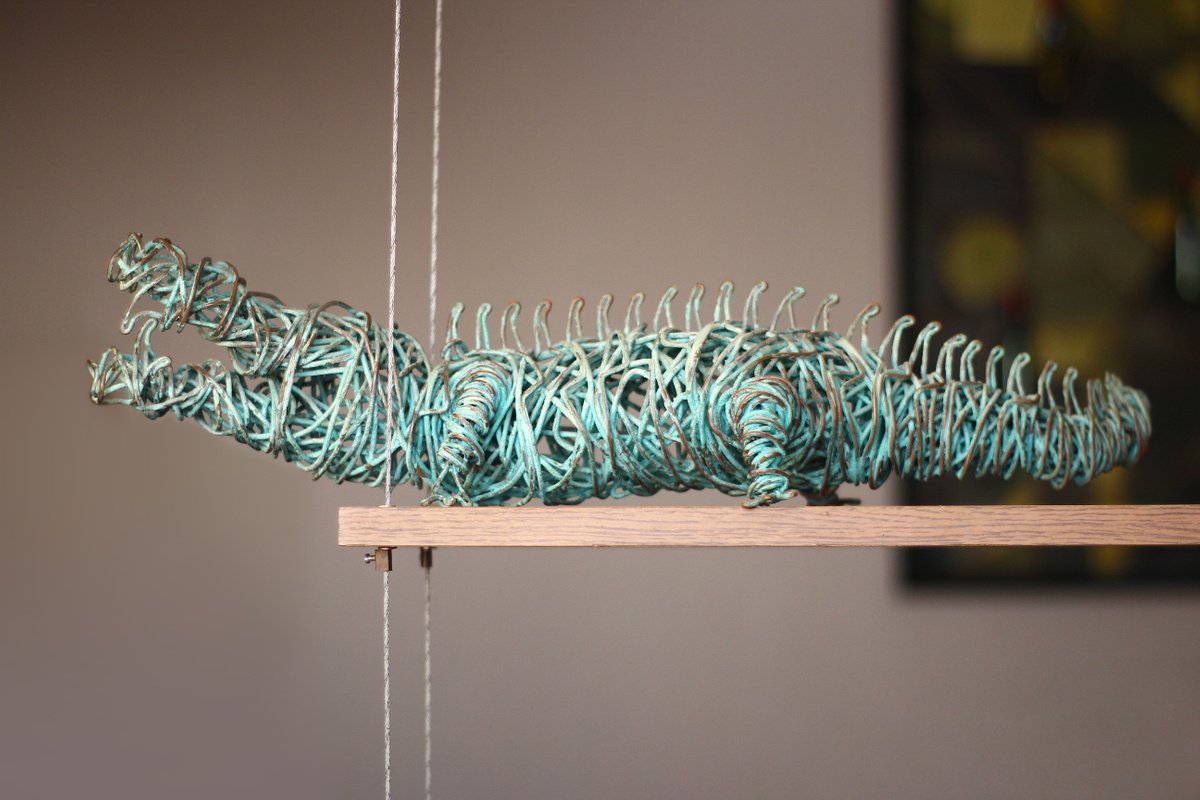 Crocodile (14x55x27 2.7kg iron) by Karen Axikyan
