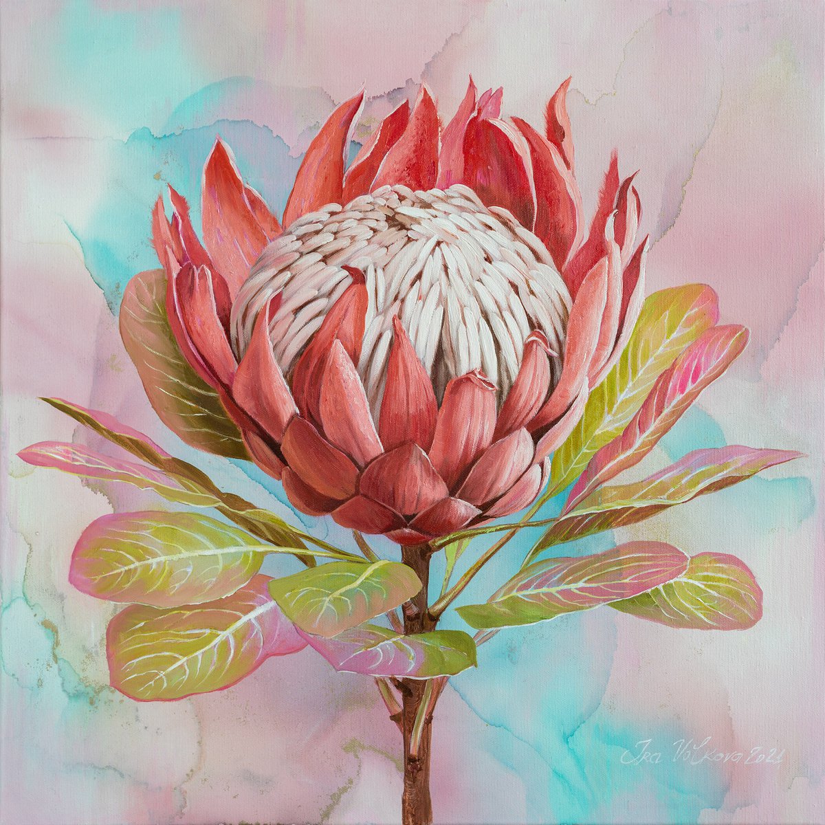 protea painting