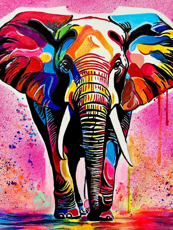 Neon Elephant