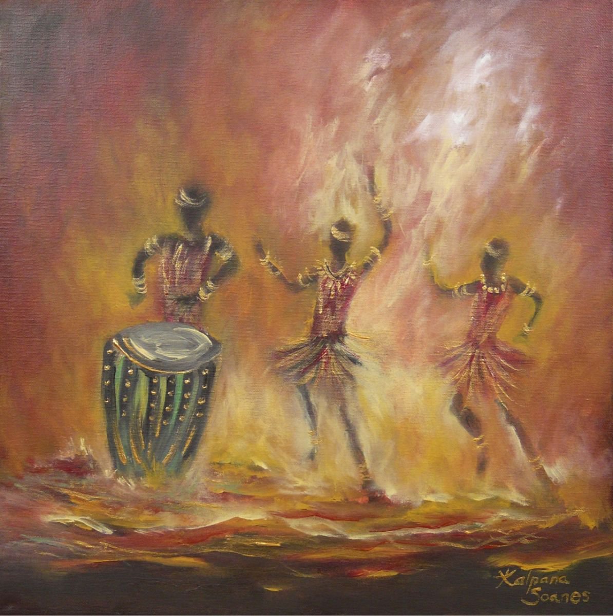 Tribal Celebration by Kalpana Soanes