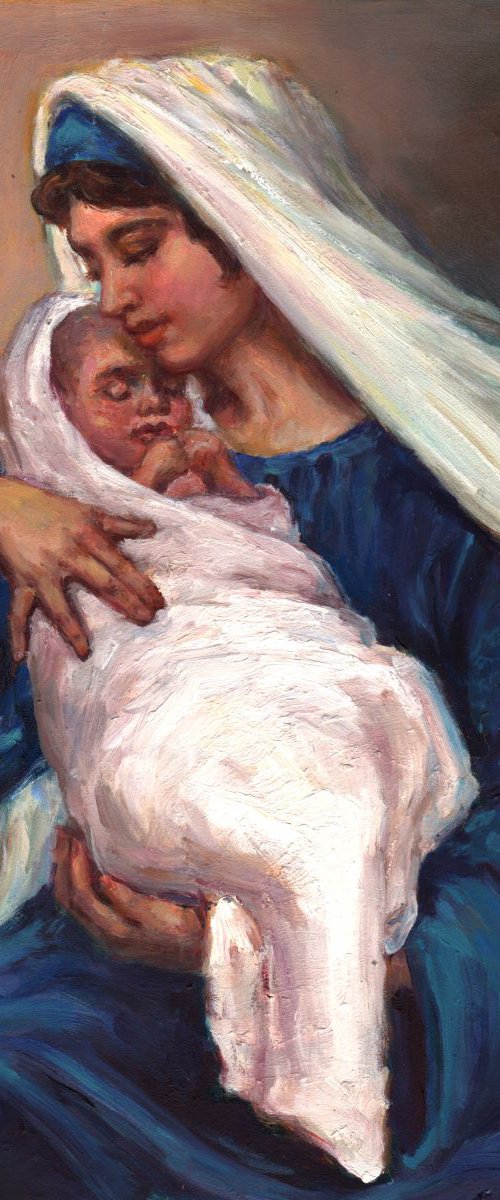 Mary and Child 2 by QI Debrah
